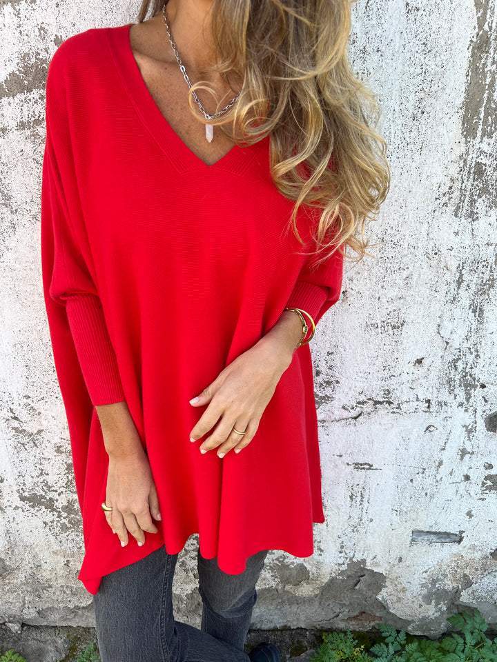 Elisabeth™|Trui met Oversized V-hals
