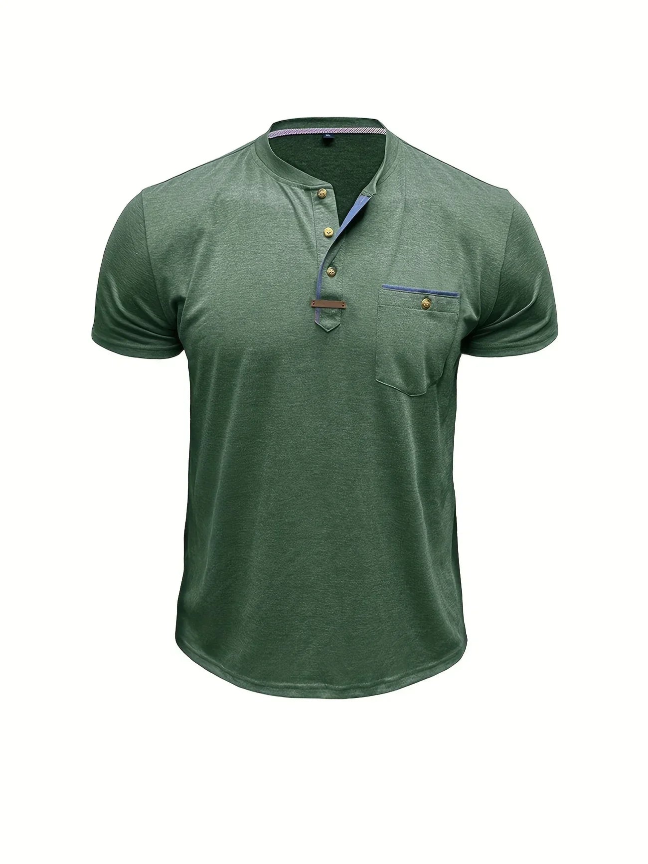 Roel™ | Elegant Ronde Hals T-shirt Met Zak
