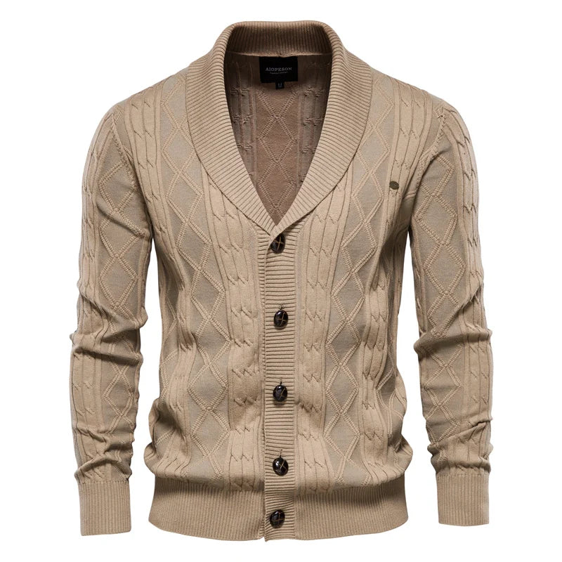 Huberd | Heren Cardigan met Knoopsluiting