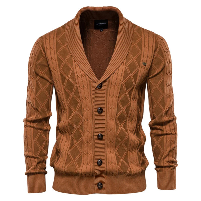 Huberd | Heren Cardigan met Knoopsluiting