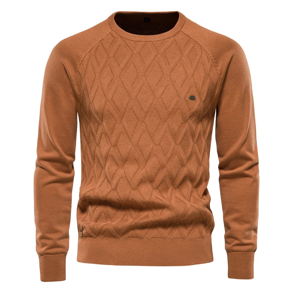 Huberd | Herenpullover met Ruitpatroon