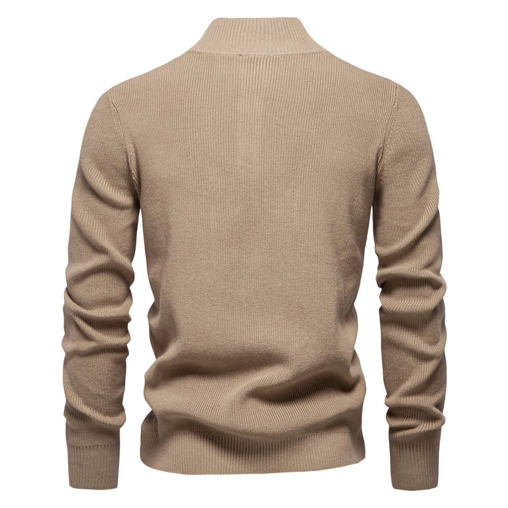 Huberd | Herenpullover met knoopdesign