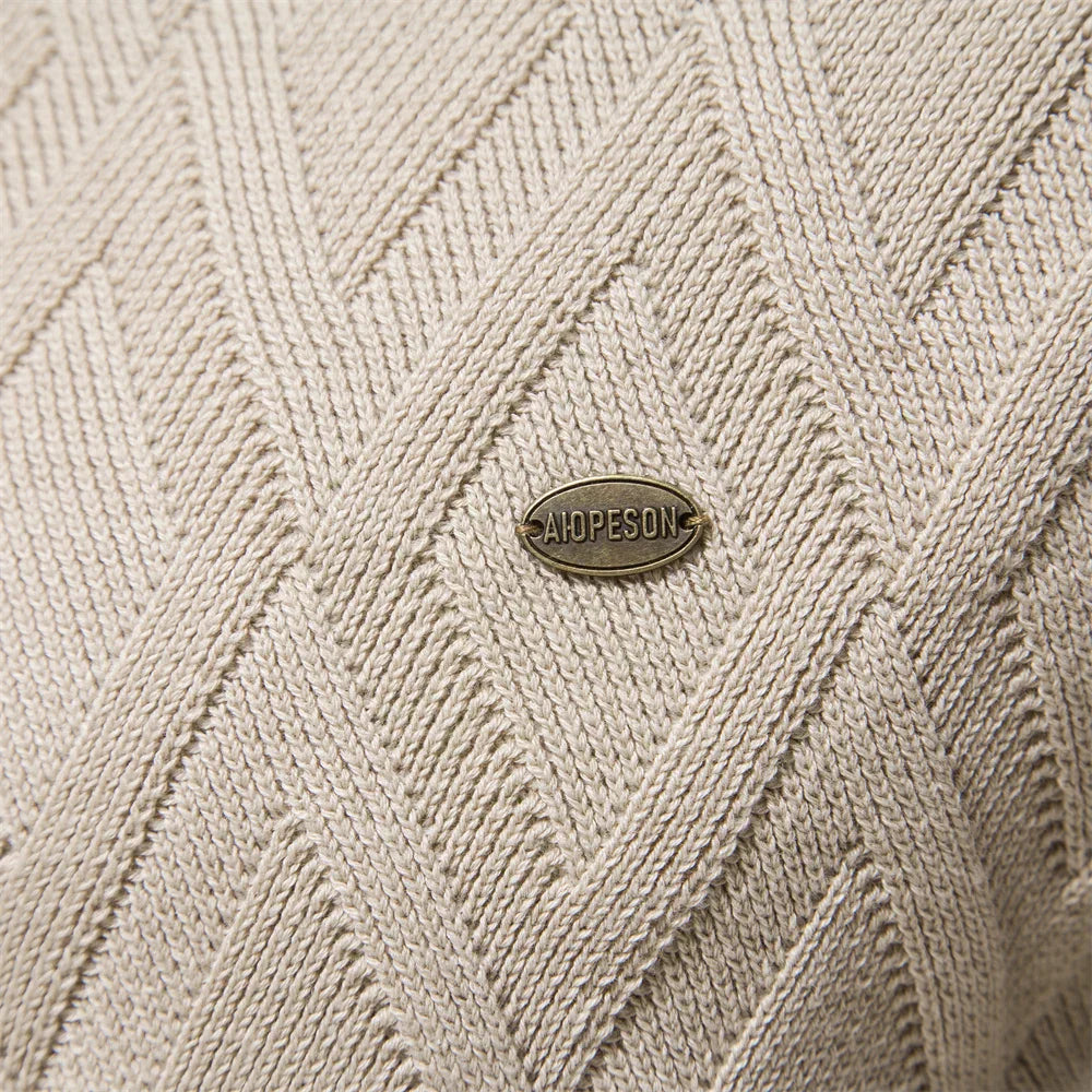 Huberd | Herenpullover met Ruitpatroon