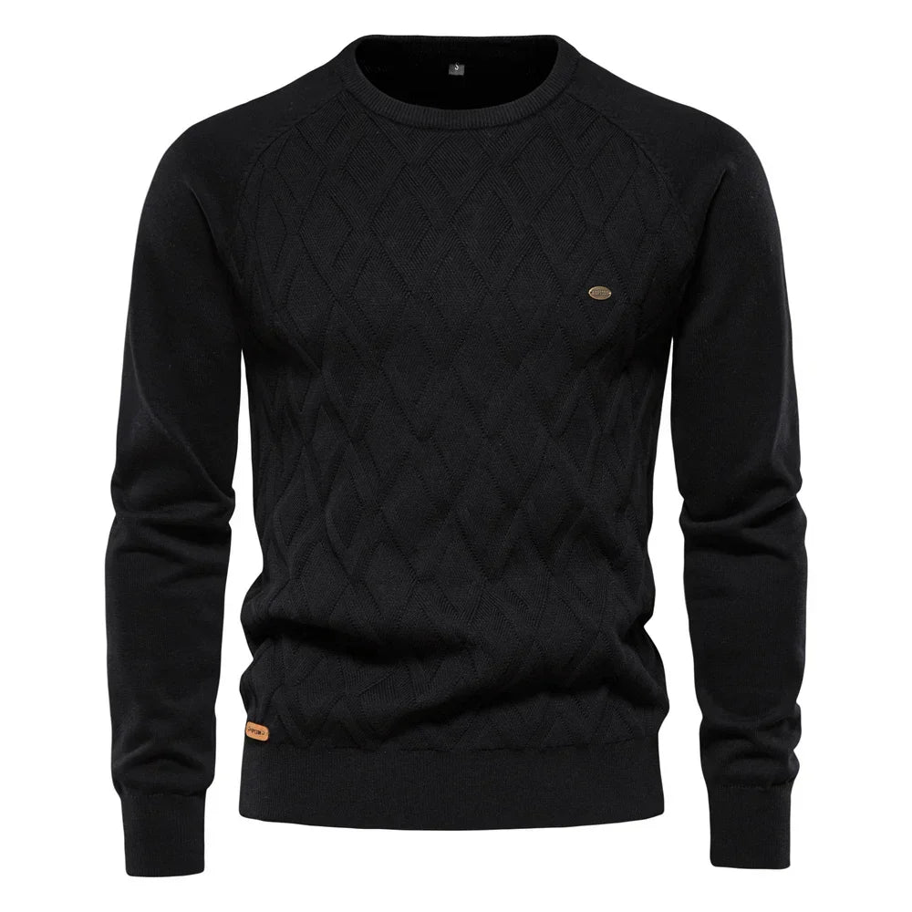 Huberd | Herenpullover met Ruitpatroon