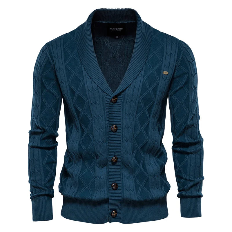 Huberd | Heren Cardigan met Knoopsluiting