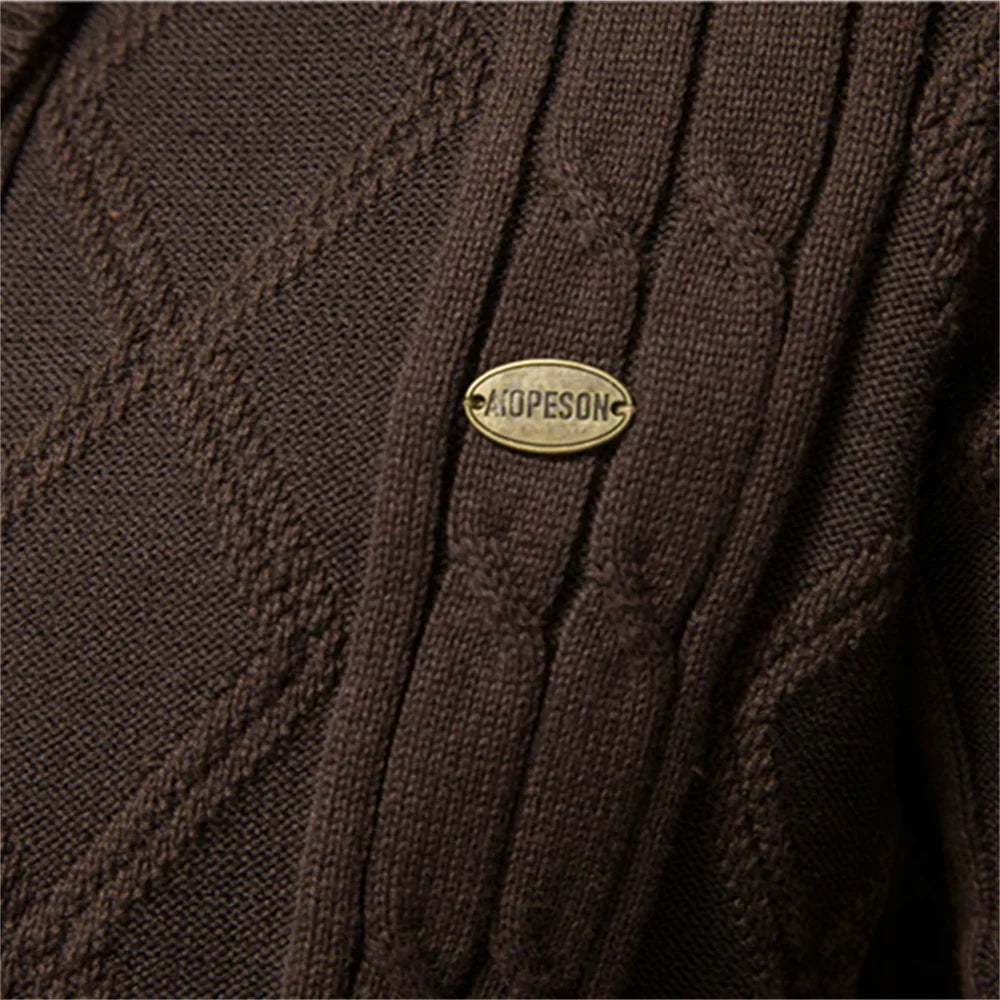 Huberd | Heren Cardigan met Knoopsluiting