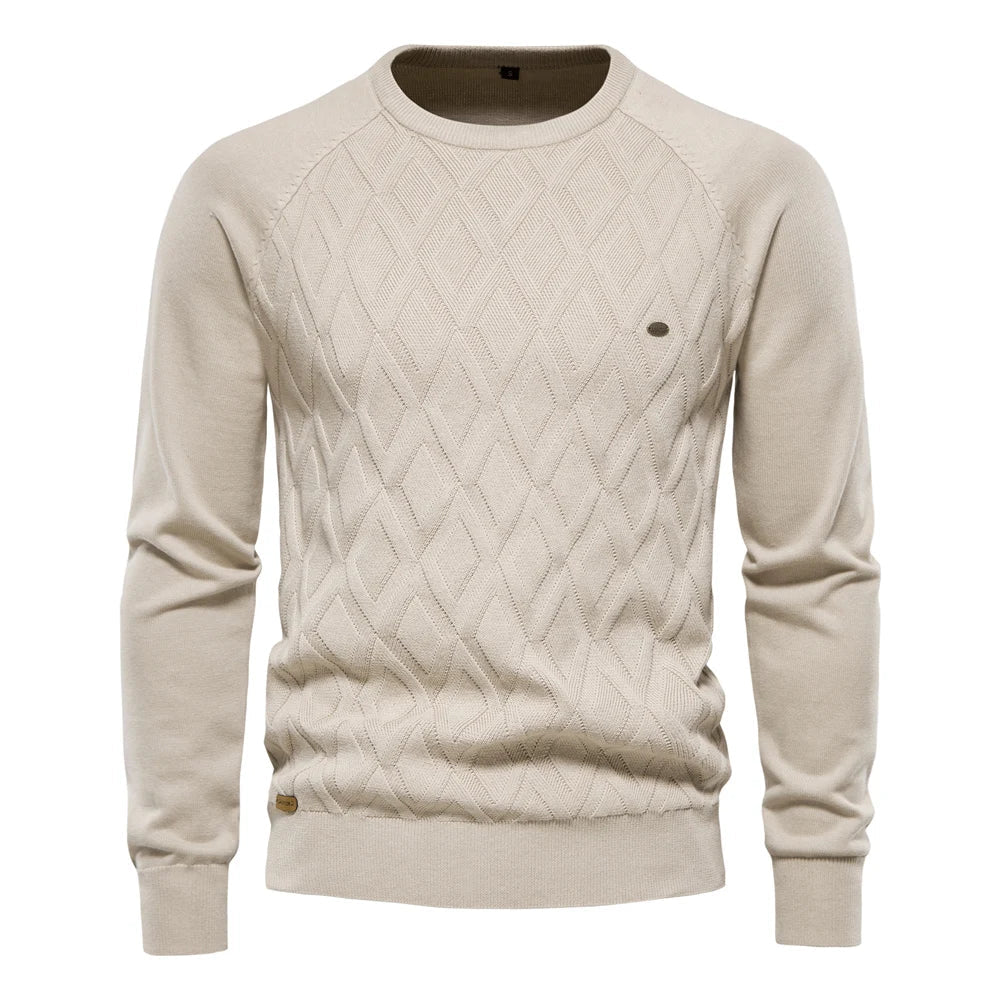 Huberd | Herenpullover met Ruitpatroon