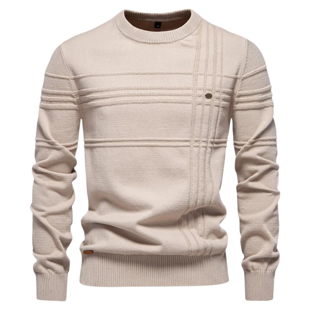 Huberd | Stijlvolle herenpullover met ruitdesign