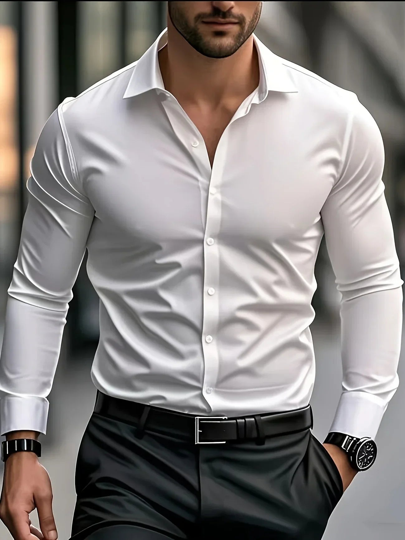 Willem™ | Elegante Overhemd Met Lange Mouwen
