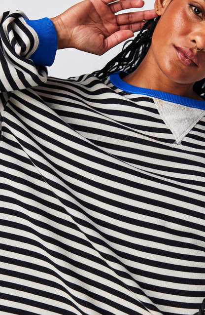 Catje™|Oversized Trui met Levendige Strepen