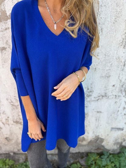 Elisabeth™|Trui met Oversized V-hals