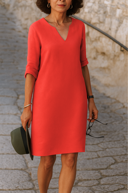 Karlien™|Elegante V-hals Jurk