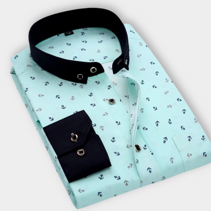 Reinier™ | Nautisch Print Overhemd