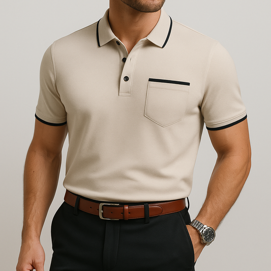 Jasper™ | Slim-Fit Polo Met Korte Mouwen