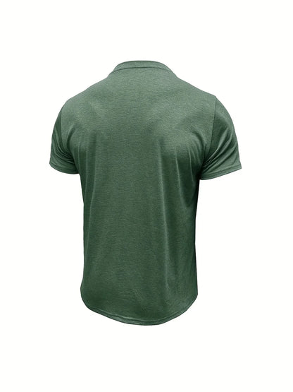 Roel™ | Elegant Ronde Hals T-shirt Met Zak