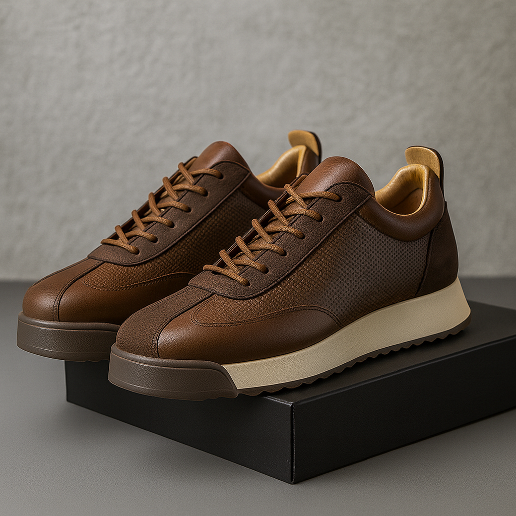 Savoni™ | Luxe Leren Sneakers