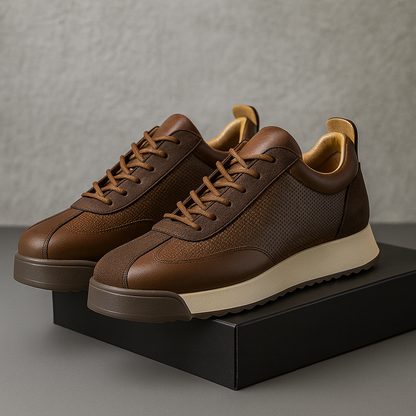 Savoni™ | Luxe Leren Sneakers
