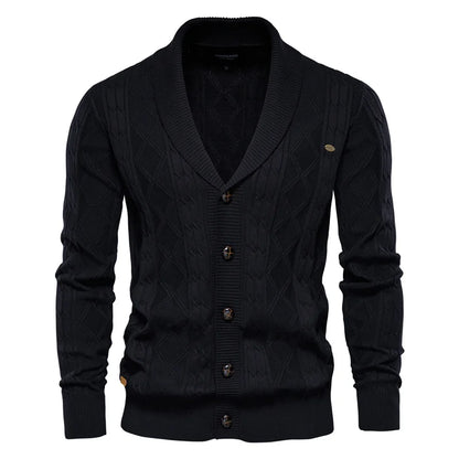Huberd | Heren Cardigan met Knoopsluiting