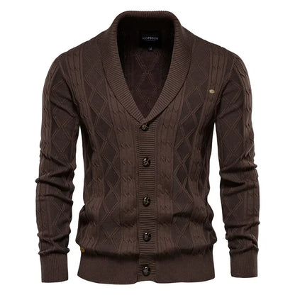 Huberd | Heren Cardigan met Knoopsluiting