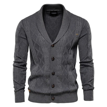 Huberd | Heren Cardigan met Knoopsluiting