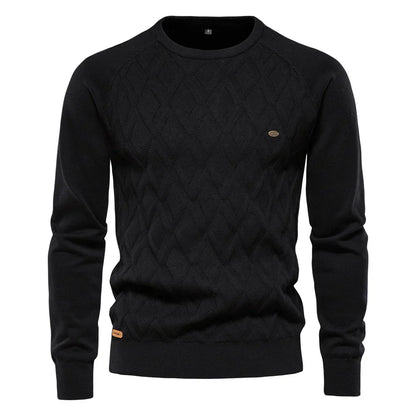 Huberd | Herenpullover met Ruitpatroon