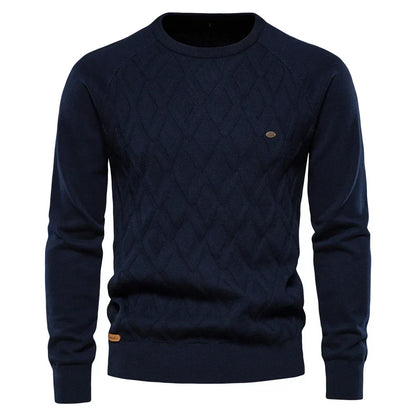 Huberd | Herenpullover met Ruitpatroon