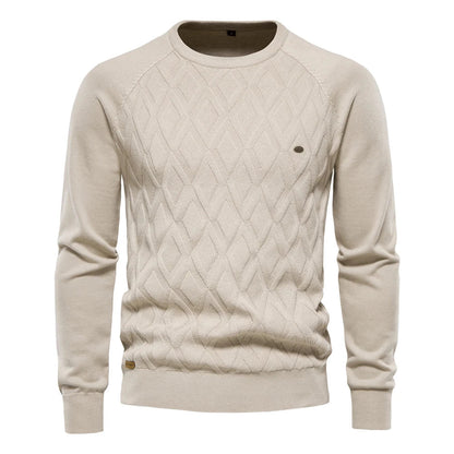 Huberd | Herenpullover met Ruitpatroon
