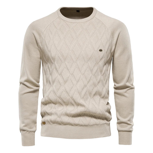 Huberd | Herenpullover met Ruitpatroon