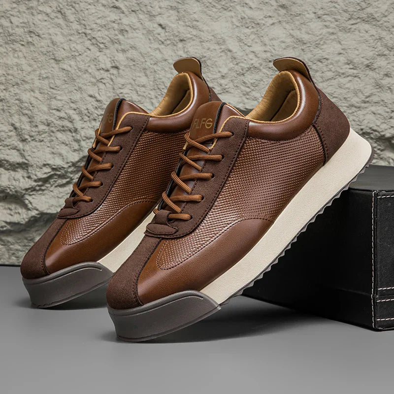 Savoni™ | Luxe Leren Sneakers