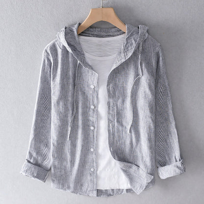 Marit™|Lichtgewicht Blouse met Capuchon