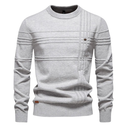 Huberd | Stijlvolle herenpullover met ruitdesign