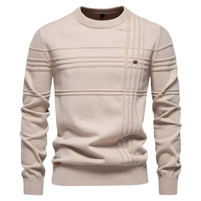 Huberd | Stijlvolle herenpullover met ruitdesign