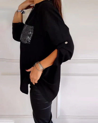 Liva™|Casual Glamoureuze Top