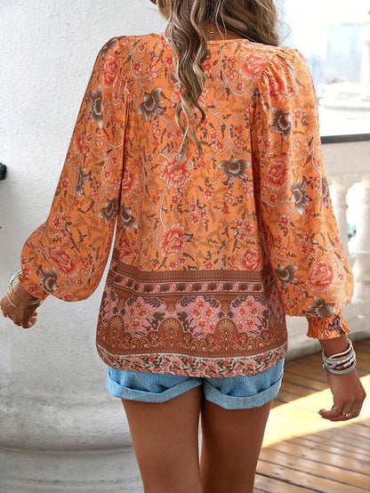 Nadine™ | Elegante Bloemenblouse