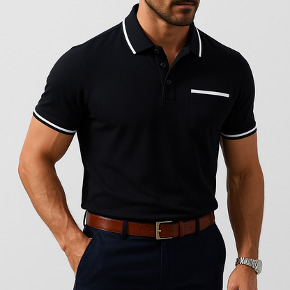 Jasper™ | Slim-Fit Polo Met Korte Mouwen