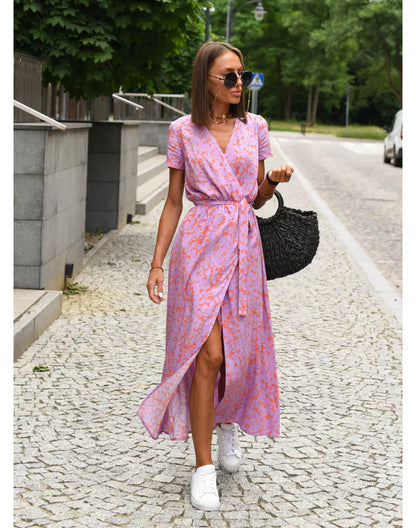 Saskia™ | Elegante V-hals Jurk